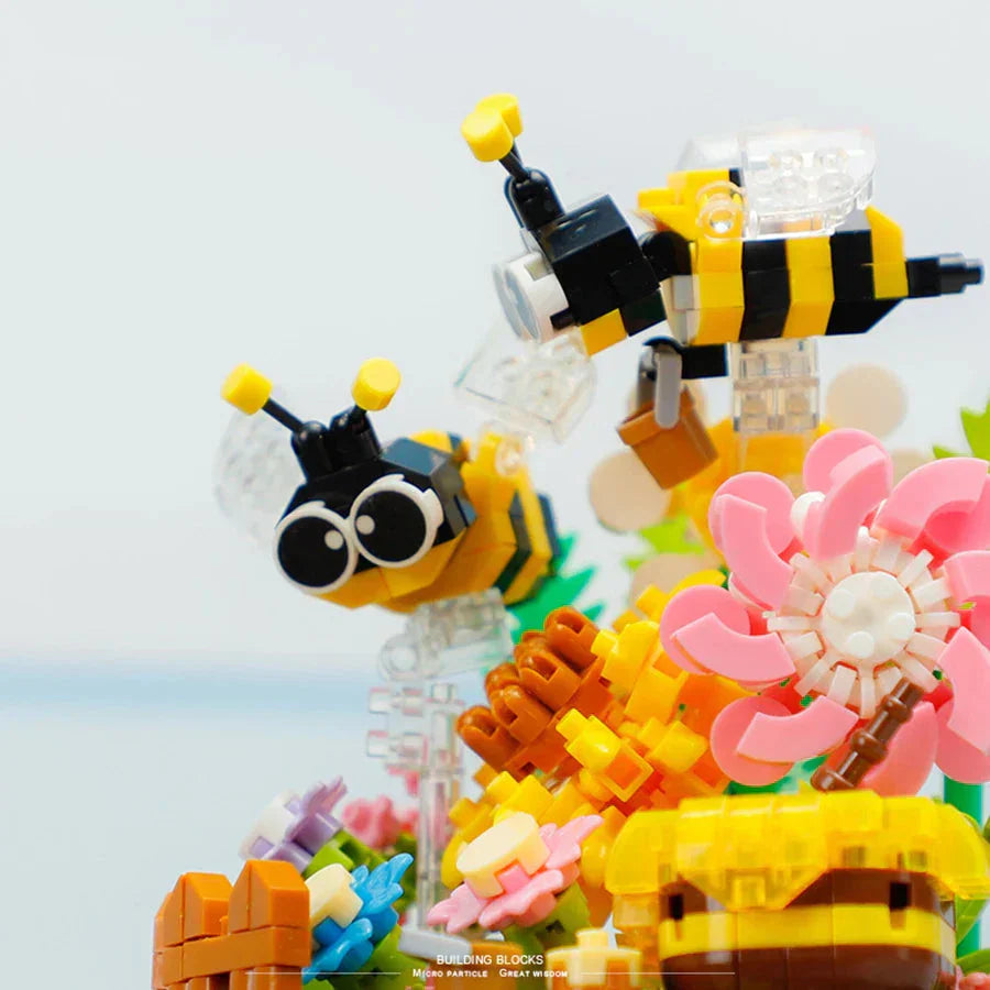 Skanto | Blumen Insekten Schmetterling Biene Nano-Bausteine