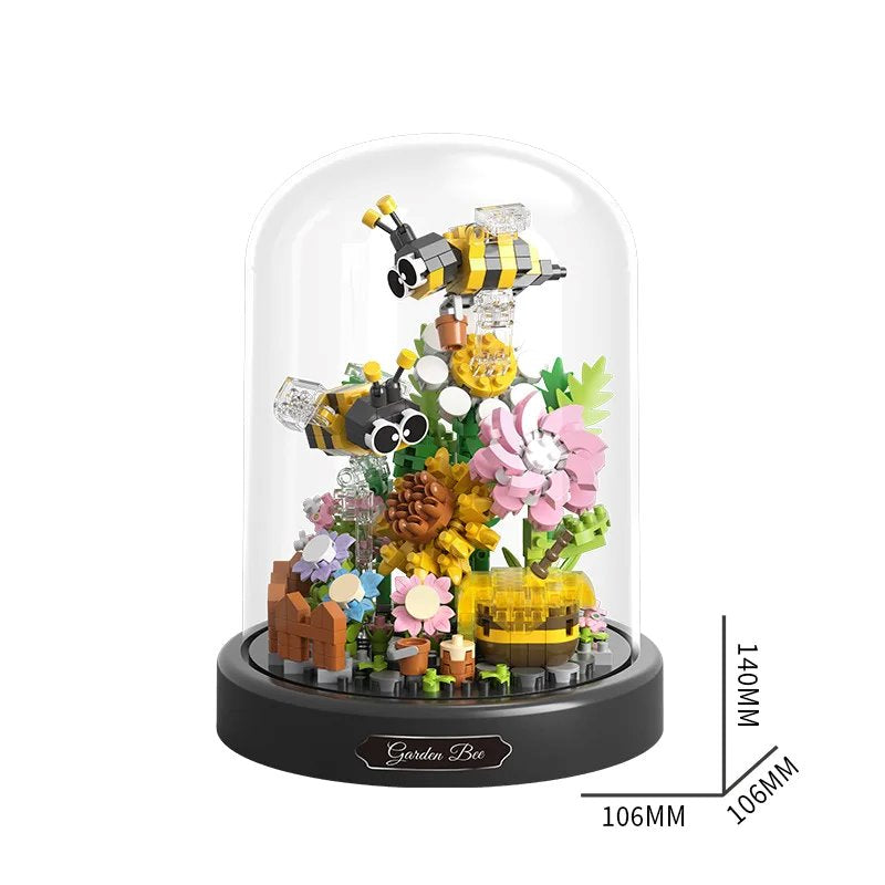 Skanto | Blumen Insekten Schmetterling Biene Nano-Bausteine