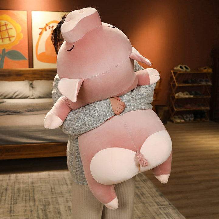Skanto | Poppy das rosa Jumbo-Schweine-Plüschtier