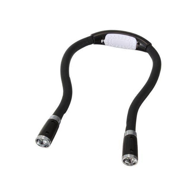 Skanto | FlexiGlow Nackenleuchte – Tragbare LED-Beleuchtung für Handarbeiten und Lesen