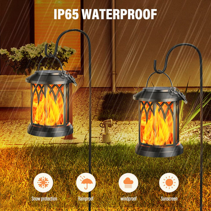 Skanto | FlameGlow™ - Hängende Solar-Flammenlaterne (2er-Pack)