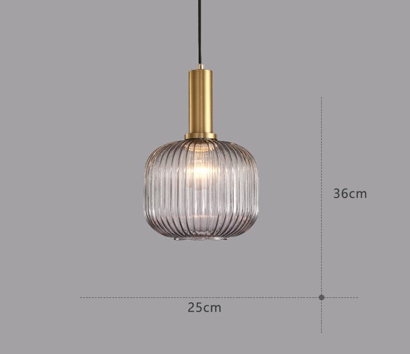 Skanto | Retro Glas-Pendelleuchte - ColorVibe