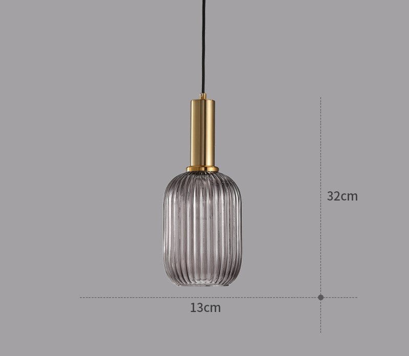 Skanto | Retro Glas-Pendelleuchte - ColorVibe