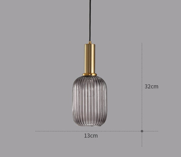 Skanto | Retro Glas-Pendelleuchte - ColorVibe