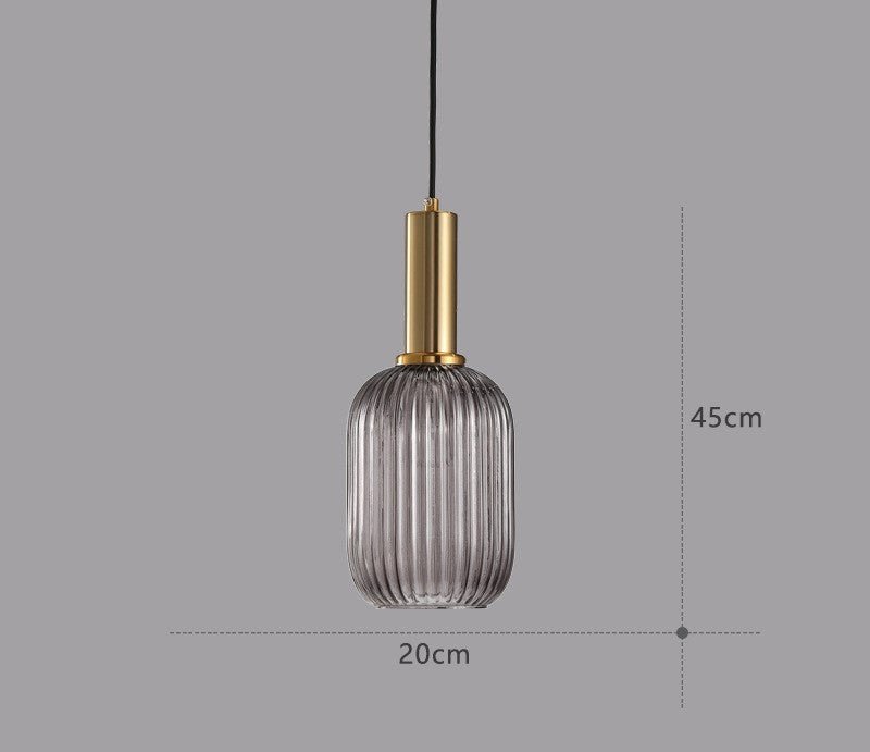 Skanto | Retro Glas-Pendelleuchte - ColorVibe