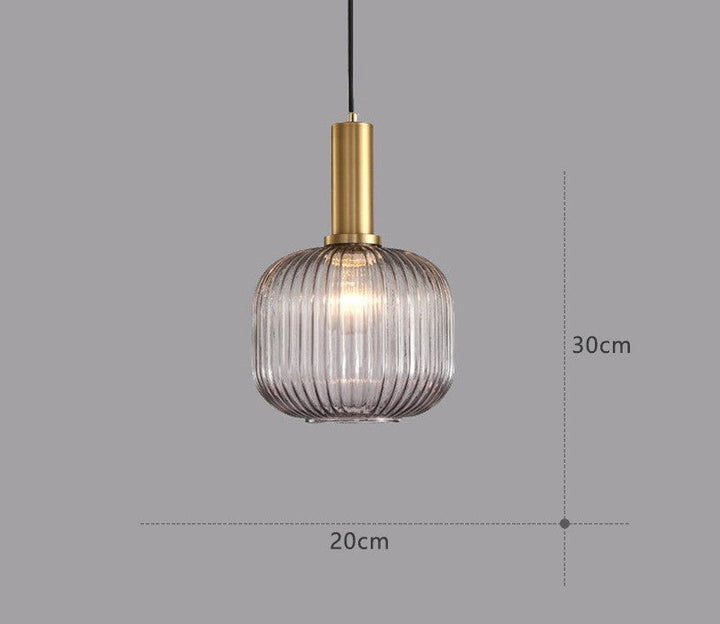 Skanto | Retro Glas-Pendelleuchte - ColorVibe
