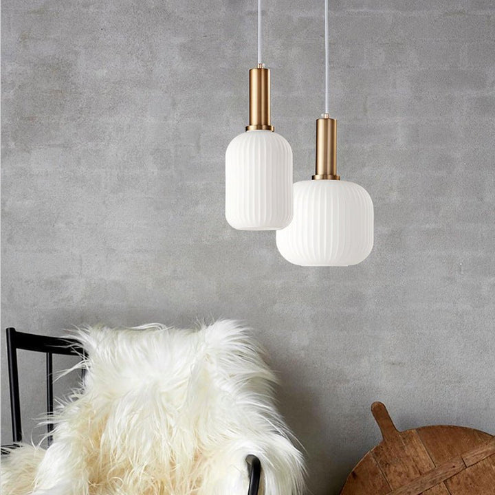 Skanto | Retro Glas-Pendelleuchte - ColorVibe