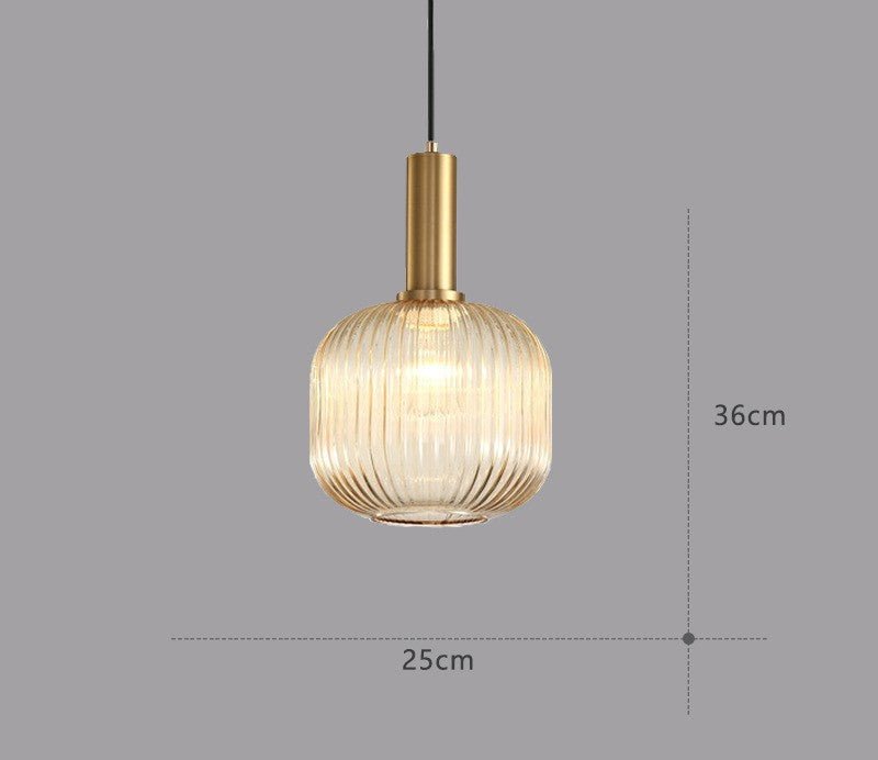 Skanto | Retro Glas-Pendelleuchte - ColorVibe