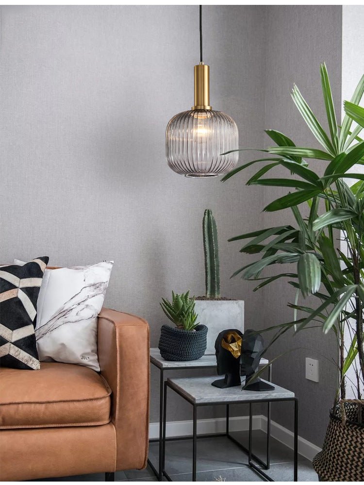 Skanto | Retro Glas-Pendelleuchte - ColorVibe