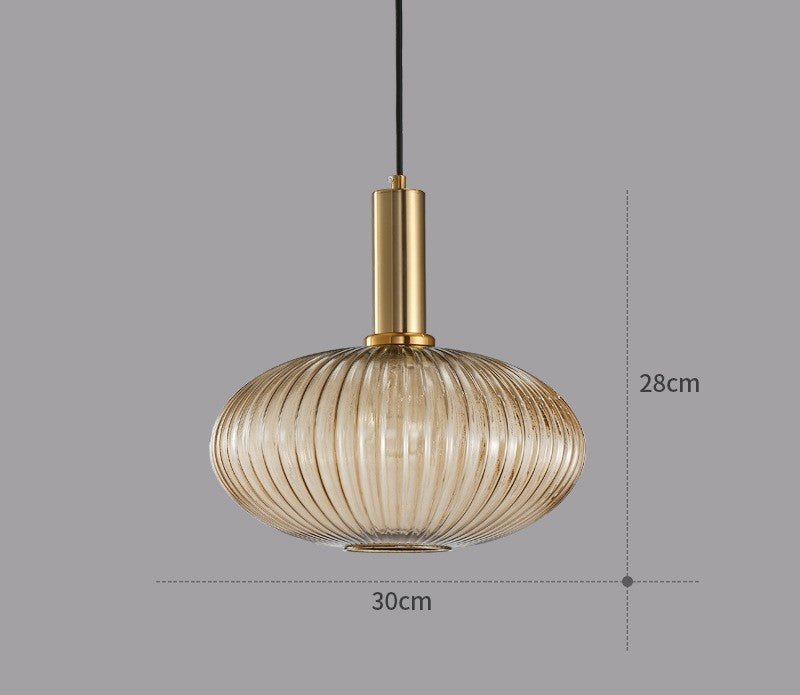 Skanto | Retro Glas-Pendelleuchte - ColorVibe