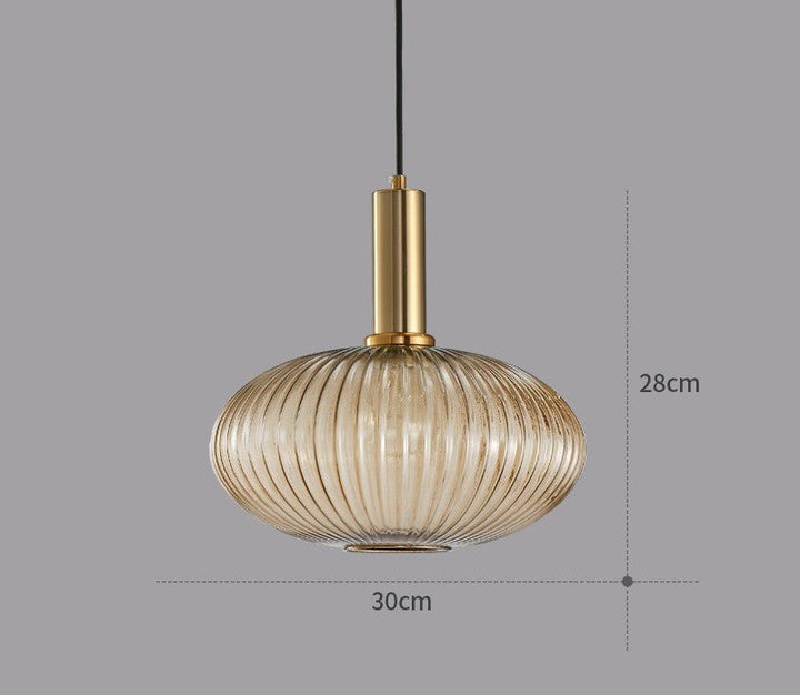 Skanto | Retro Glas-Pendelleuchte - ColorVibe
