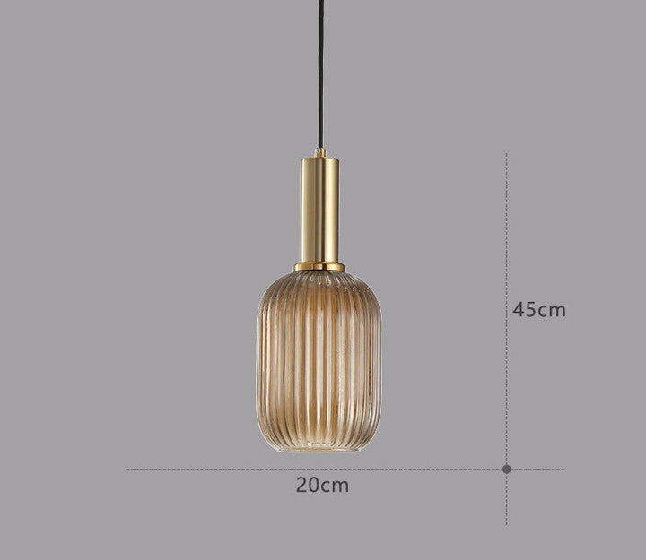Skanto | Retro Glas-Pendelleuchte - ColorVibe