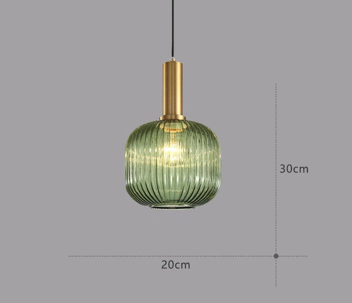 Skanto | Retro Glas-Pendelleuchte - ColorVibe