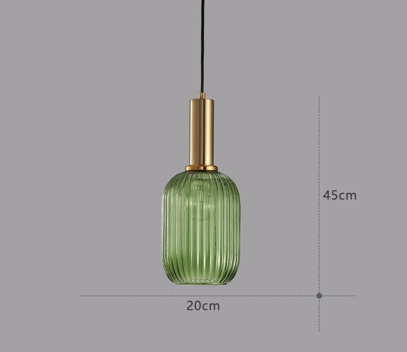 Skanto | Retro Glas-Pendelleuchte - ColorVibe