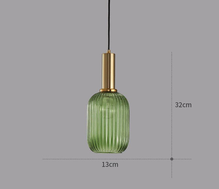 Skanto | Retro Glas-Pendelleuchte - ColorVibe