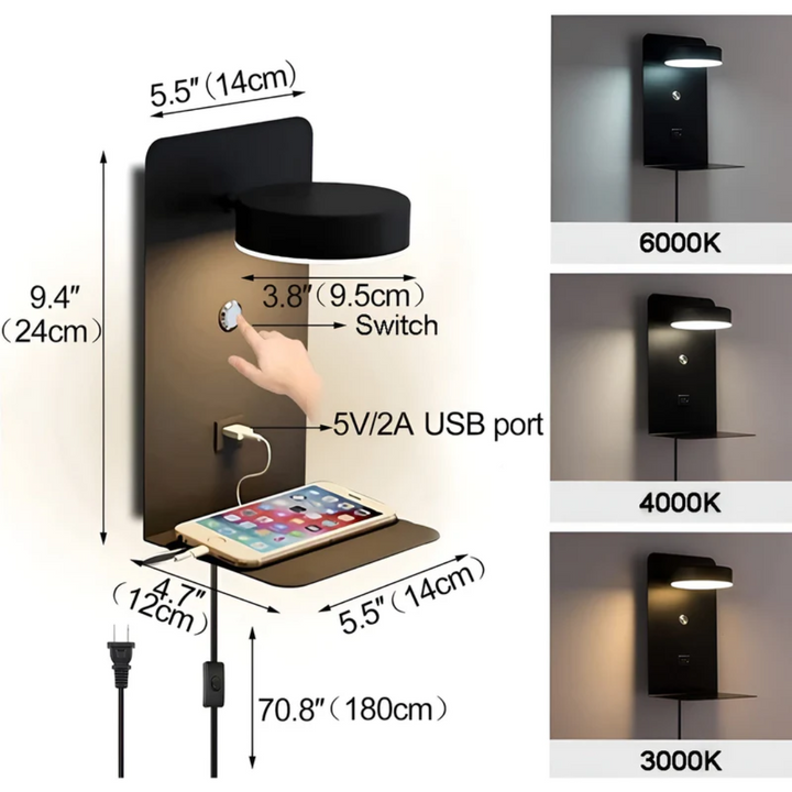 Skanto | PowerGlow LED-Wandleuchte