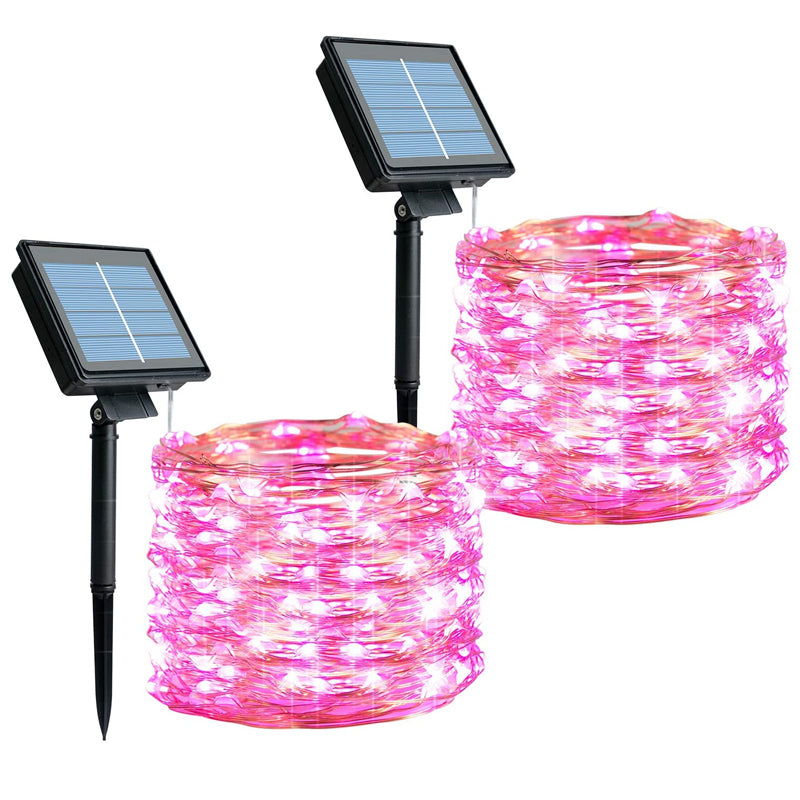 Skanto | Solar Lichterkette für den Außenbereich | Wasserdichte Solar Gartenleuchten