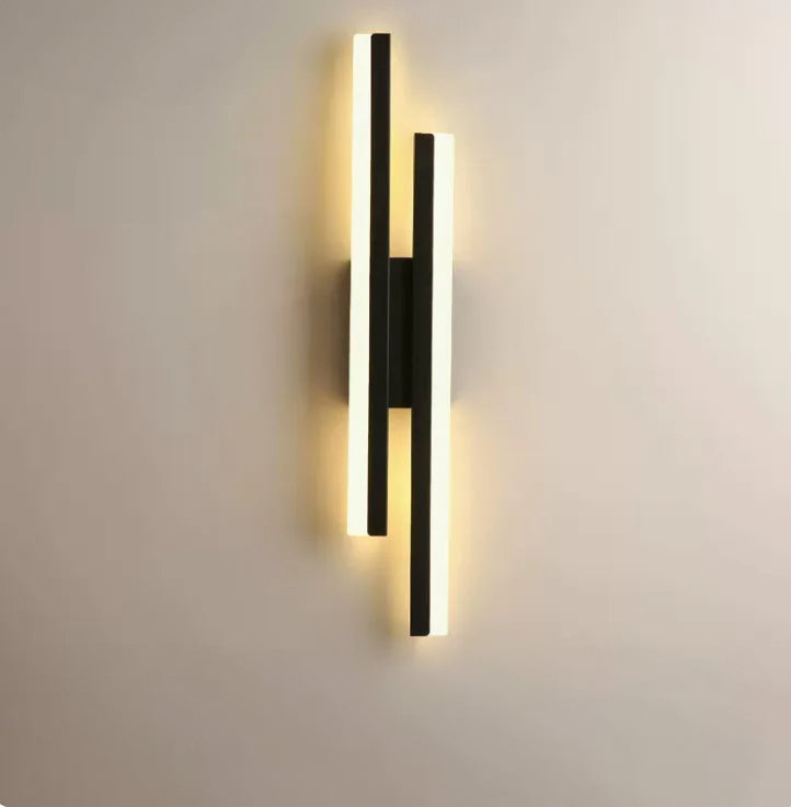 Moderne LED-Wandlampe mit schlichtem Design, minimalistische Wandlampe für Flur & Wohnzimmer