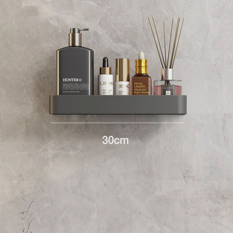 Skanto | Moderne, elegante graue Badregale
