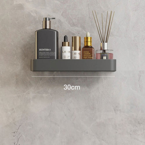 Skanto | Moderne, elegante graue Badregale