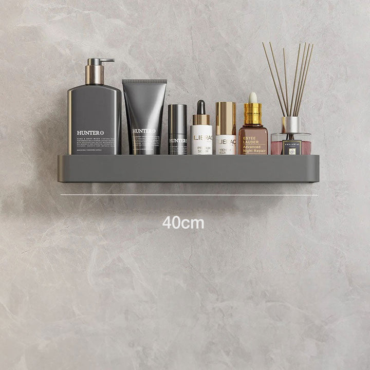 Skanto | Moderne, elegante graue Badregale