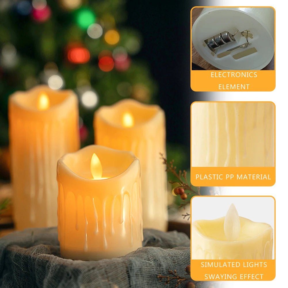 Skanto | LumiFlame – LED-Kerze mit realistischem Flackerlicht