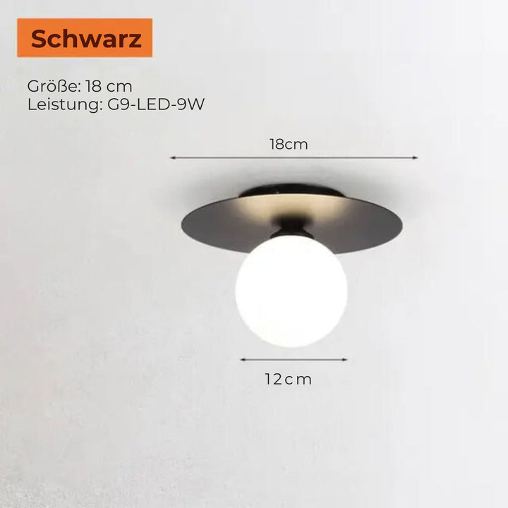 Skanto | LumiNoble | Zeitloser Kronleuchter mit goldenem LED-Kugel-Design