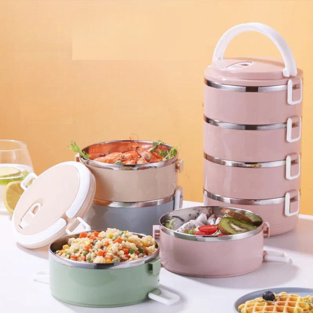 Skanto | Isolierte Lunchbox | Hält Speisen 6 Stunden warm, auslaufsicher & ideal für Arbeit, Schule & Picknicks