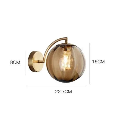 Skanto | Luxuriöse moderne Glas-Wandlampe - CrystalGlow