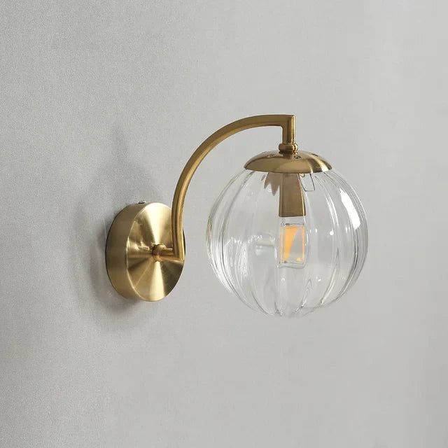 Skanto | Luxuriöse moderne Glas-Wandlampe - CrystalGlow
