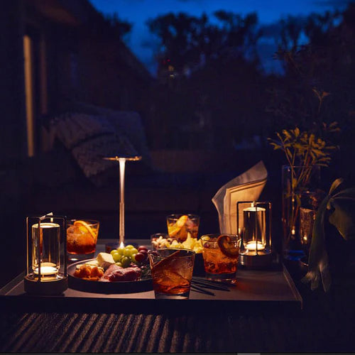 Skanto | Luxuriöse kabellose LED-Tischlampe - Luna Glow