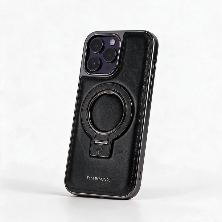 🎁Luxuriöse Lederhülle mit unsichtbarem Ständer für das iPhone🎁
