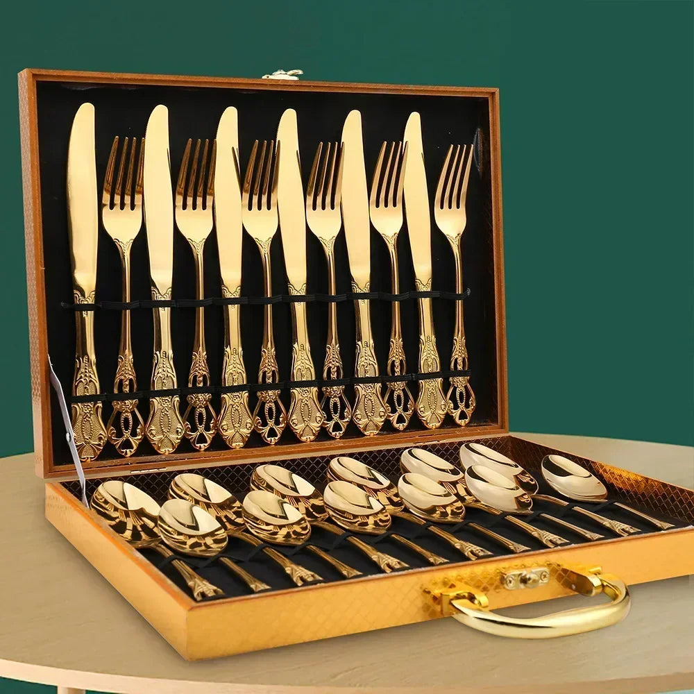 Skanto | RoyalCutlery Besteckset | Edelstahl | 24 Teile