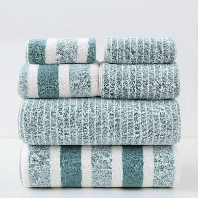 Skanto | 8-teiliges Korallenfleece-Handtuchset – Ultraweich & schnelltrocknend
