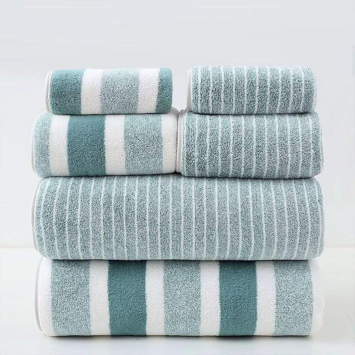 Skanto | 8-teiliges Korallenfleece-Handtuchset – Ultraweich & schnelltrocknend