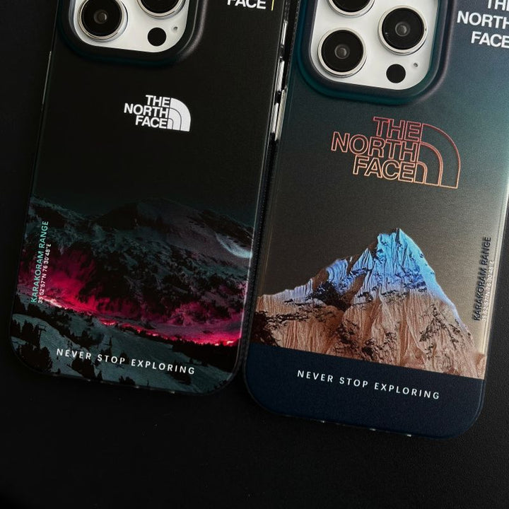 Skanto | Galvanisierte Buchstaben-Schneeberg-Handyhülle für iPhone