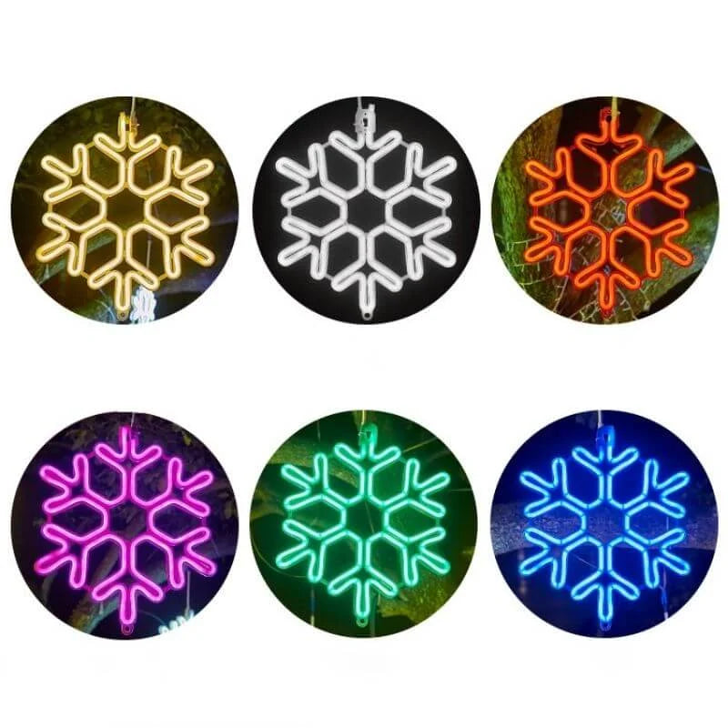 Skanto | Weihnachtsdekoration LED Outdoor Schneeflockenlichter