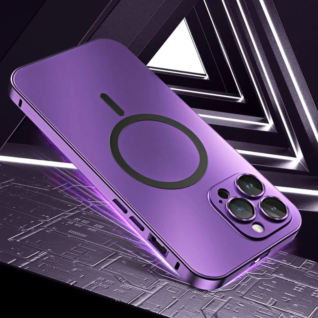 Skanto | Magnetische Metallhülle für iPhone – Robuster Schutz mit schlankem Design und MagSafe-Kompatibilität