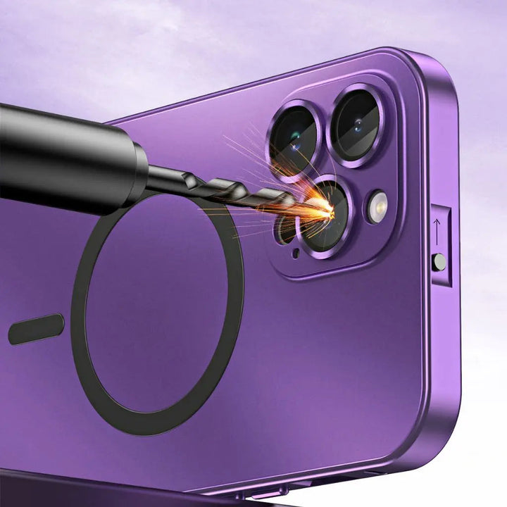 Skanto | Magnetische Metallhülle für iPhone – Robuster Schutz mit schlankem Design und MagSafe-Kompatibilität