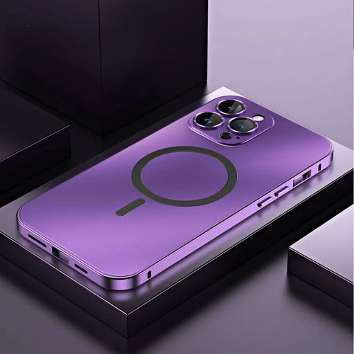 Skanto | Magnetische Metallhülle für iPhone – Robuster Schutz mit schlankem Design und MagSafe-Kompatibilität