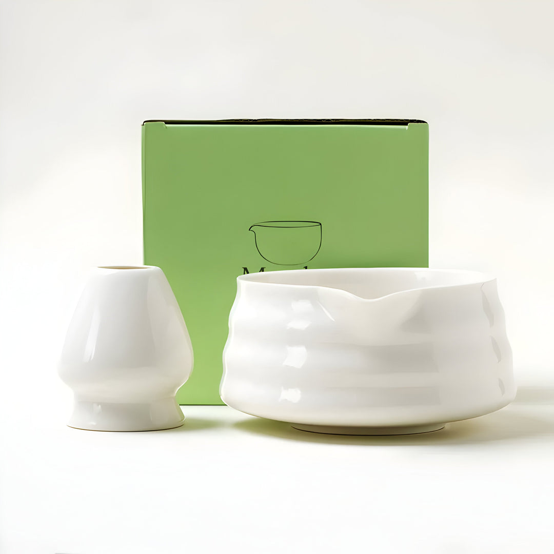 Skanto | Matcha Keramik-Set – Traditionelles japanisches Tee-Set für entspannende & achtsame Momente