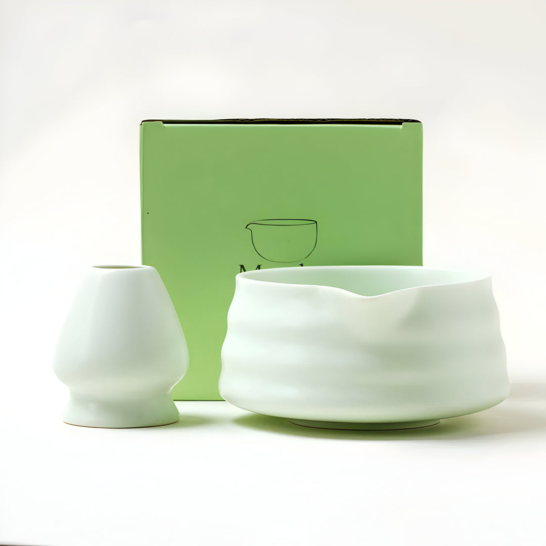 Skanto | Matcha Keramik-Set – Traditionelles japanisches Tee-Set für entspannende & achtsame Momente