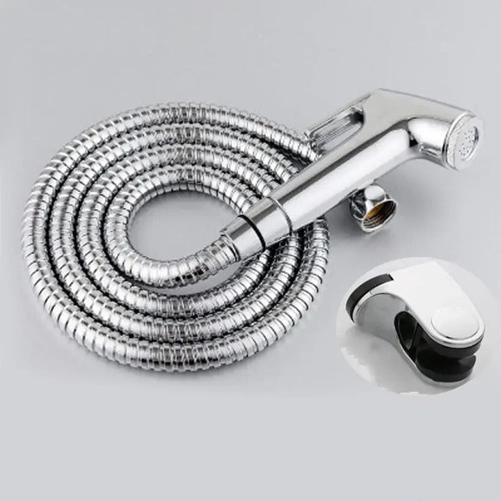 Skanto | Handbrause-Bidet-Set aus Edelstahl | Einstellbarer Druck, selbstreinigende Düse & ideal für persönliche Hygiene und Tierreinigung
