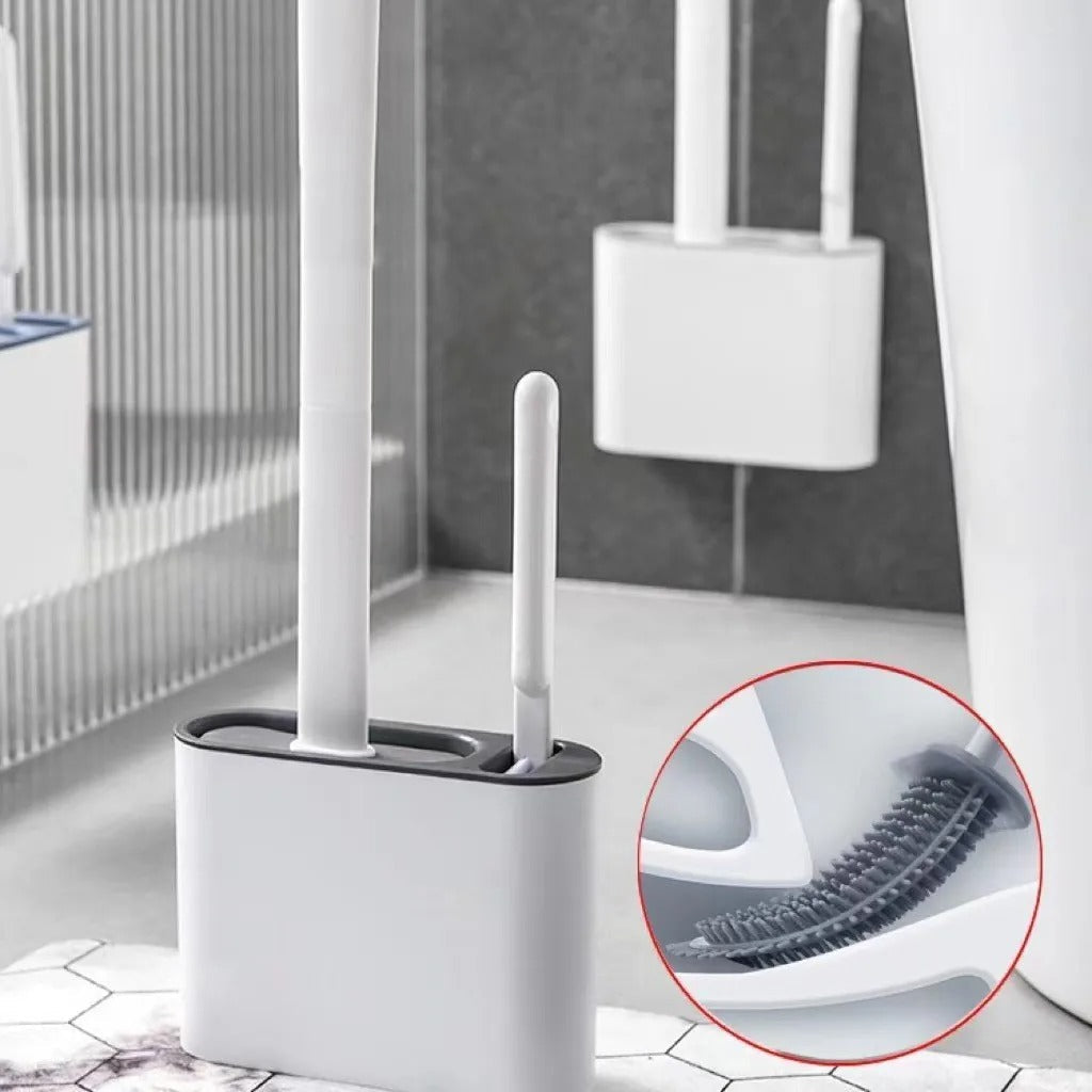Skanto | Toilettenbürste | Wandmontiert, hygienisches Design mit langlebigen Bürsten für vollständige Reinigung in kleinen Bädern