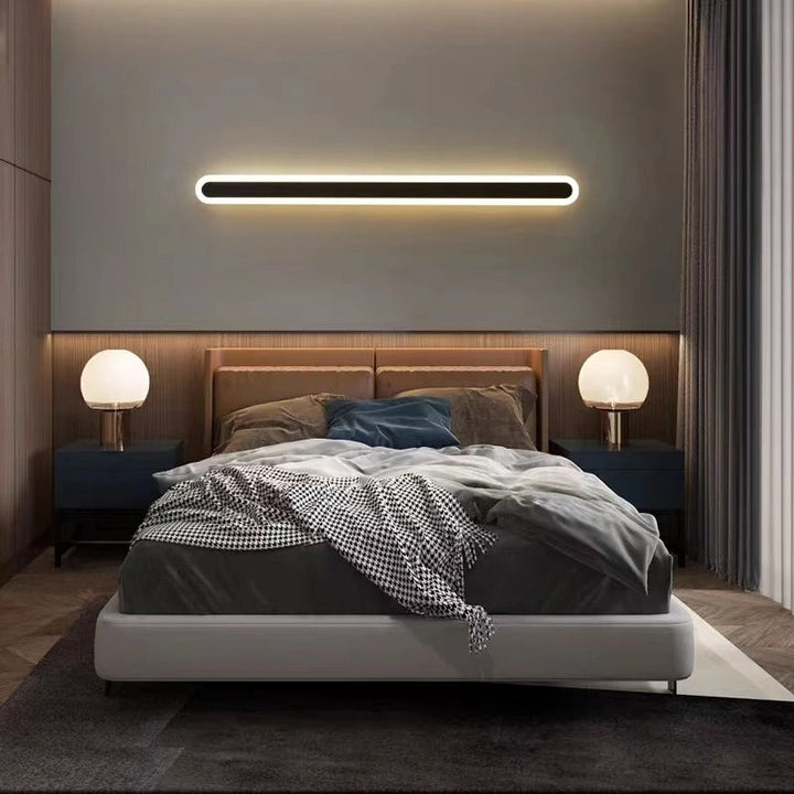 Skanto | Outdoor IP65 Wasserdichte Lineare Wandleuchte | Minimalistisches Metalldesign. Dimmbare LED-Optionen für Gärten & Terrassen