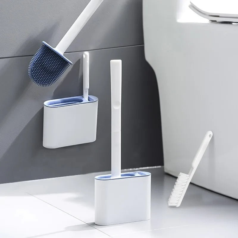 Skanto | Toilettenbürste | Wandmontiert, hygienisches Design mit langlebigen Bürsten für vollständige Reinigung in kleinen Bädern