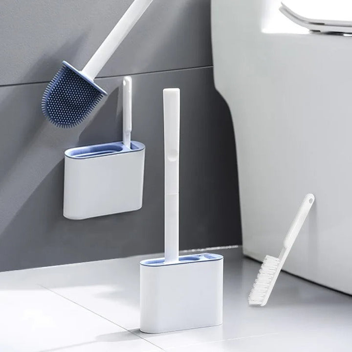 Skanto | Toilettenbürste | Wandmontiert, hygienisches Design mit langlebigen Bürsten für vollständige Reinigung in kleinen Bädern