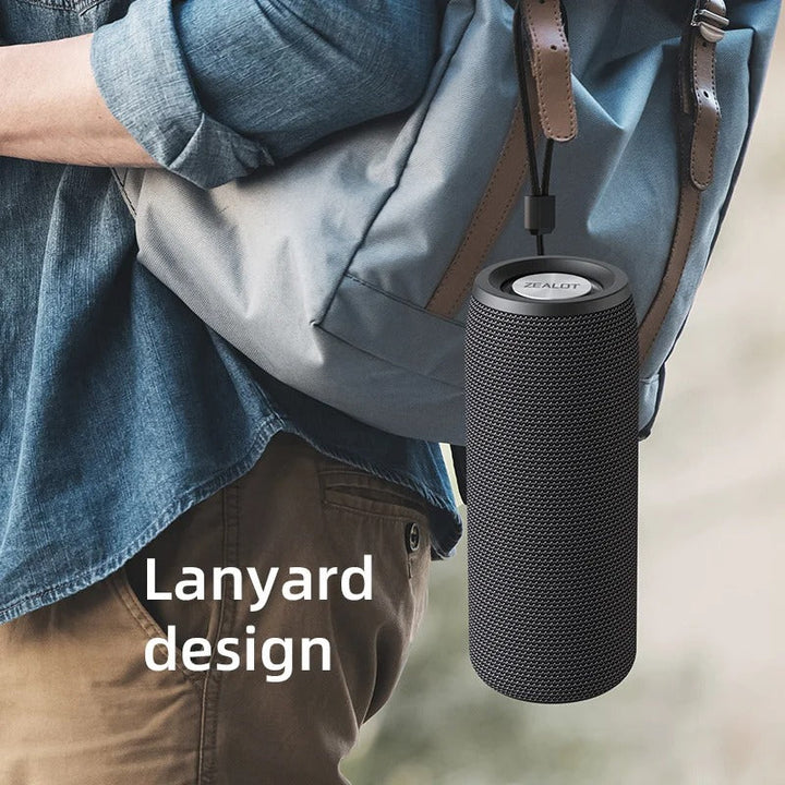 Skanto | Leistungsstarker Mini Bluetooth Lautsprecher – Kompakter 360° kabelloser wasserdichter Lautsprecher