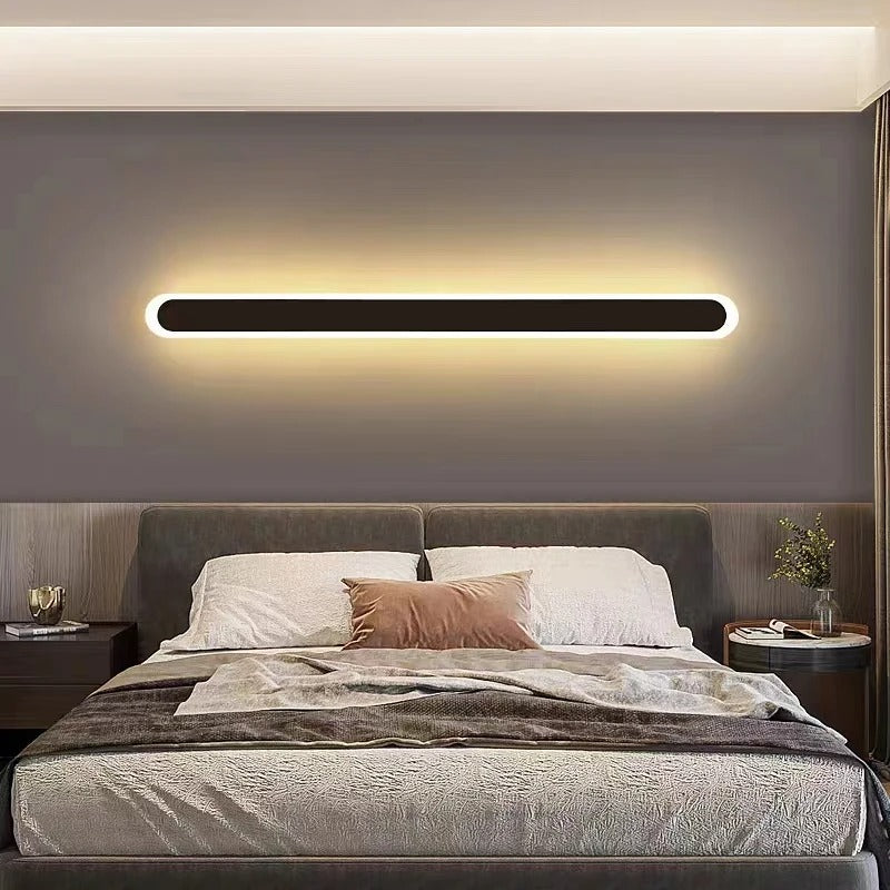 Skanto | Outdoor IP65 Wasserdichte Lineare Wandleuchte | Minimalistisches Metalldesign. Dimmbare LED-Optionen für Gärten & Terrassen