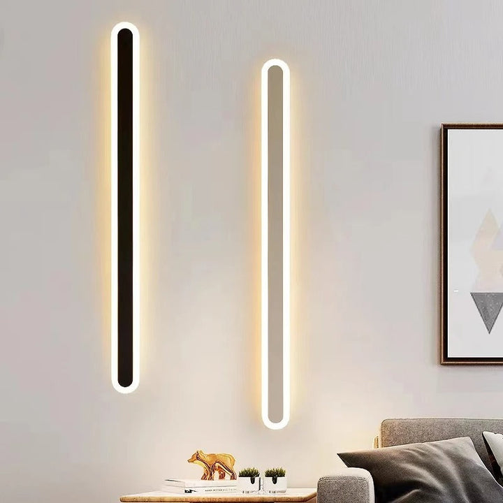 Skanto | Outdoor IP65 Wasserdichte Lineare Wandleuchte | Minimalistisches Metalldesign. Dimmbare LED-Optionen für Gärten & Terrassen
